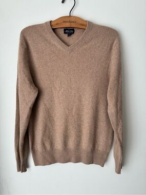 Allen Solly Men’s V-Neck 100% Cashmere Pullover Sweater